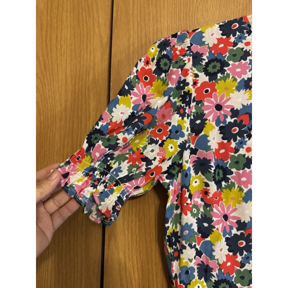 BODEN Corinne Midi Tea Dress Pink Floral Dainty Cottagecore Classic Feminine 12 - Picture 6 of 10